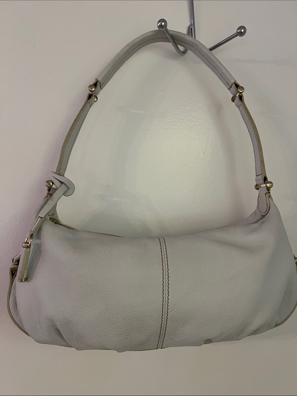 Liz Claiborne Soft Pebble Leather Shoulder Bag